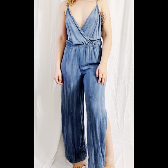 Dresses & Skirts - Very Flattering Blue Jumpsuit